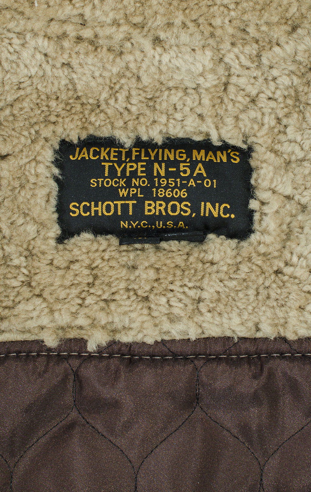 Куртка-пилот SCHOTT NYC Multi Media FLIGHT JCT 27 овчина brown (284) 