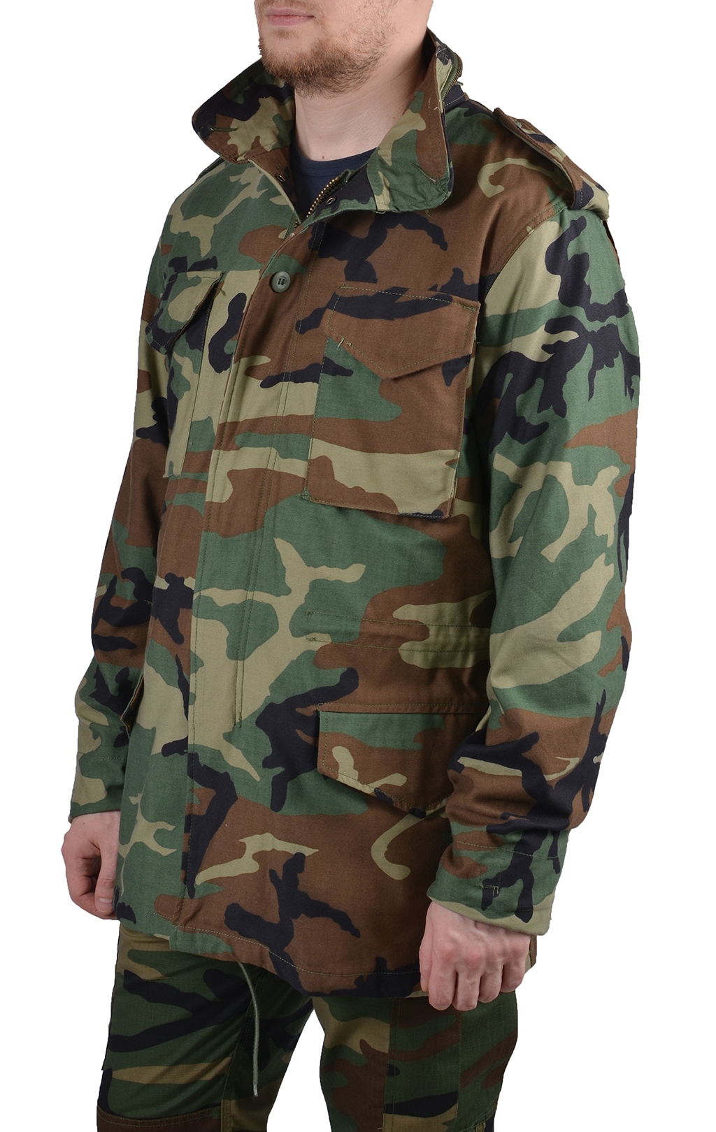 Куртка ALPHA INDUSTRIES CLASSIC M-65 camo woodland 