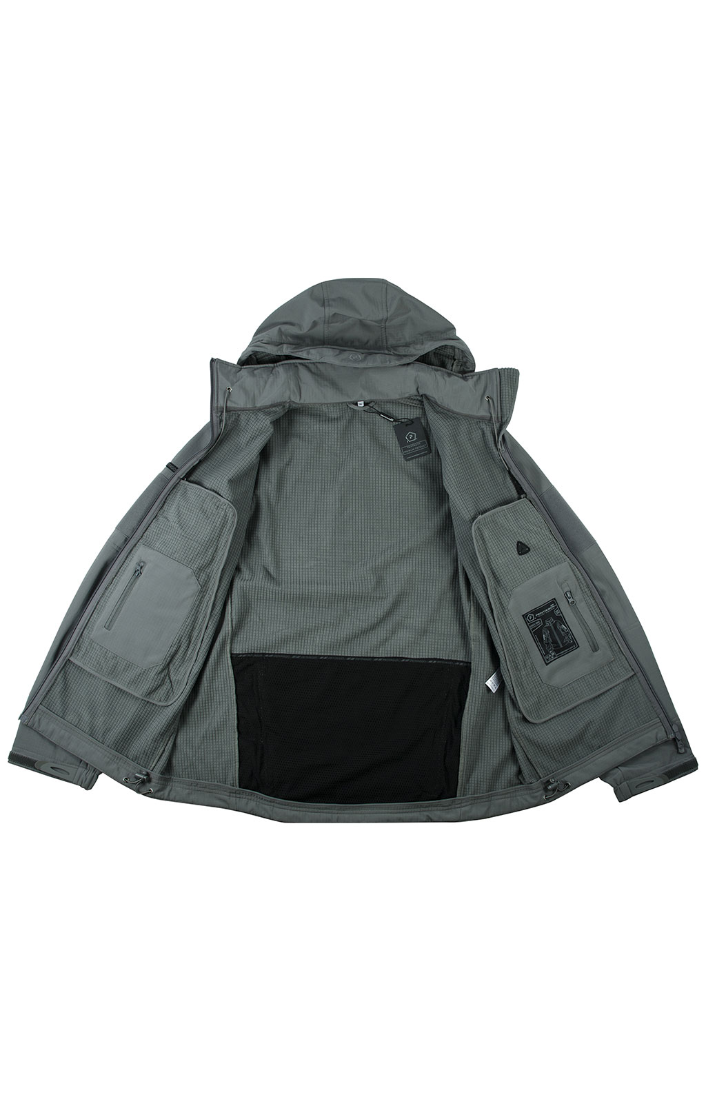 Куртка тактическая softshell Pentagon мембрана ARTAXES big size Soft Shell grey wolf 08011 