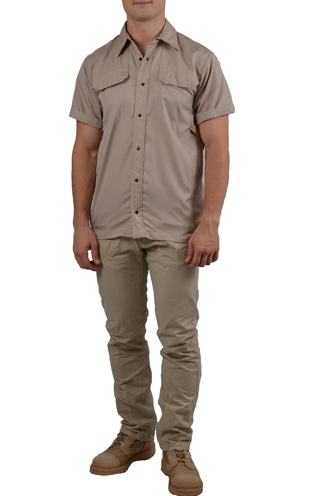 Рубашка Tru-Spec CAMP короткий рукав khaki 