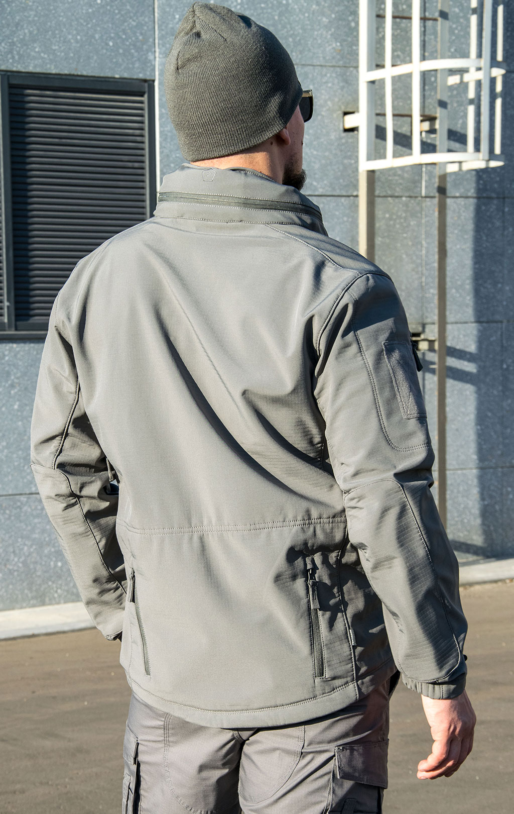 Куртка тактическая softshell Pentagon мембрана ARTAXES Soft Shell grey wolf 08011 