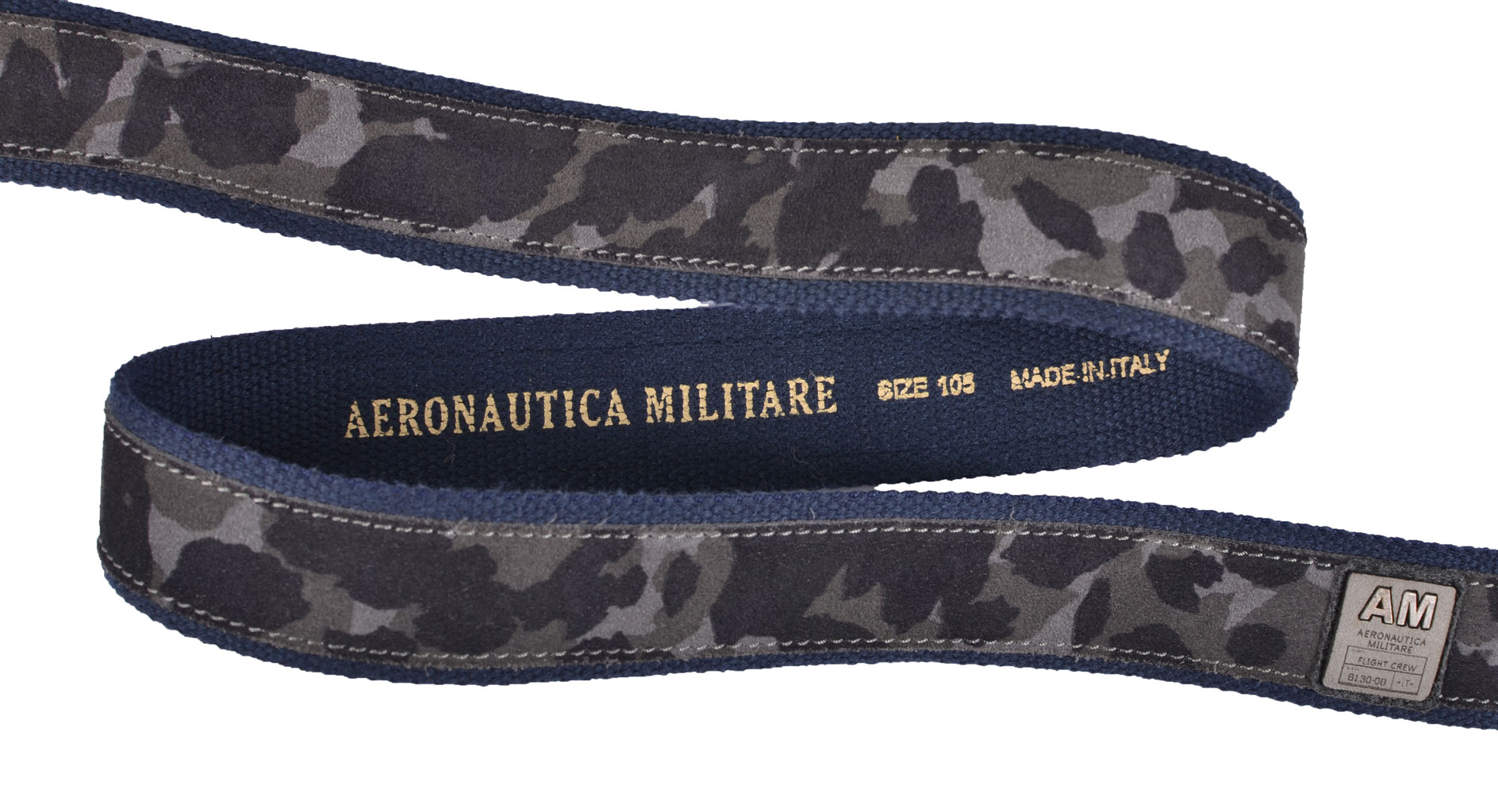 Ремень AERONAUTICA MILITARE blue navy (CI 187) 