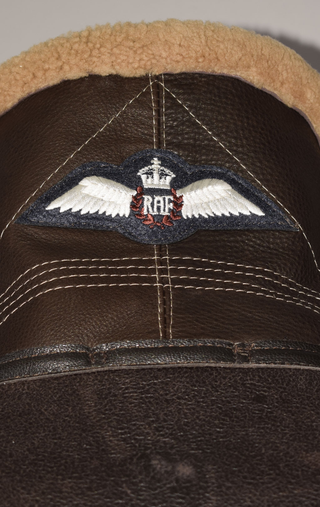 Куртка-пилот COCKPIT RAF FIGHTER big size овчина brown (Z21W010E) 