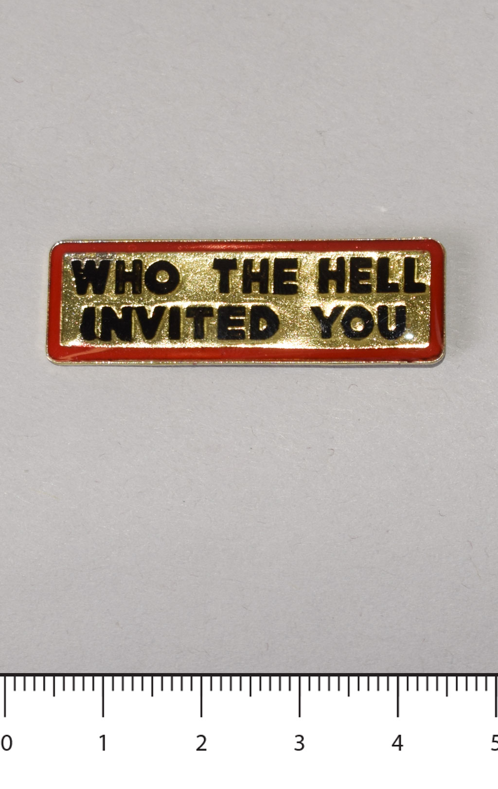 Знак WHO THE HELL INVITED YOU (P63663) 