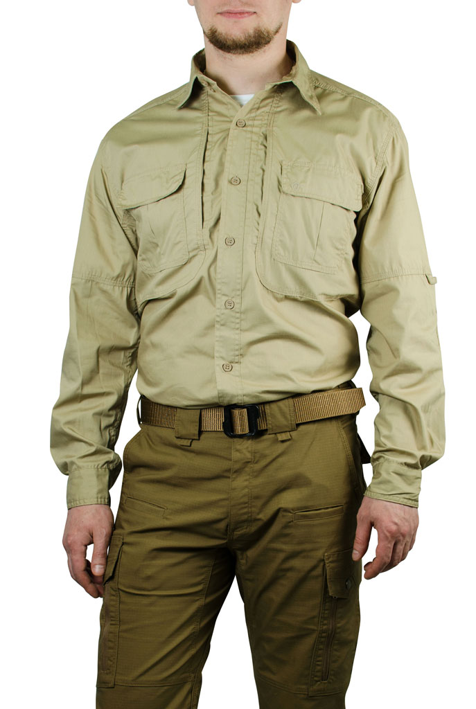 Рубашка Pentagon TACTICAL SHIRT хлопок35%/полиэстр65% khaki 02010 
