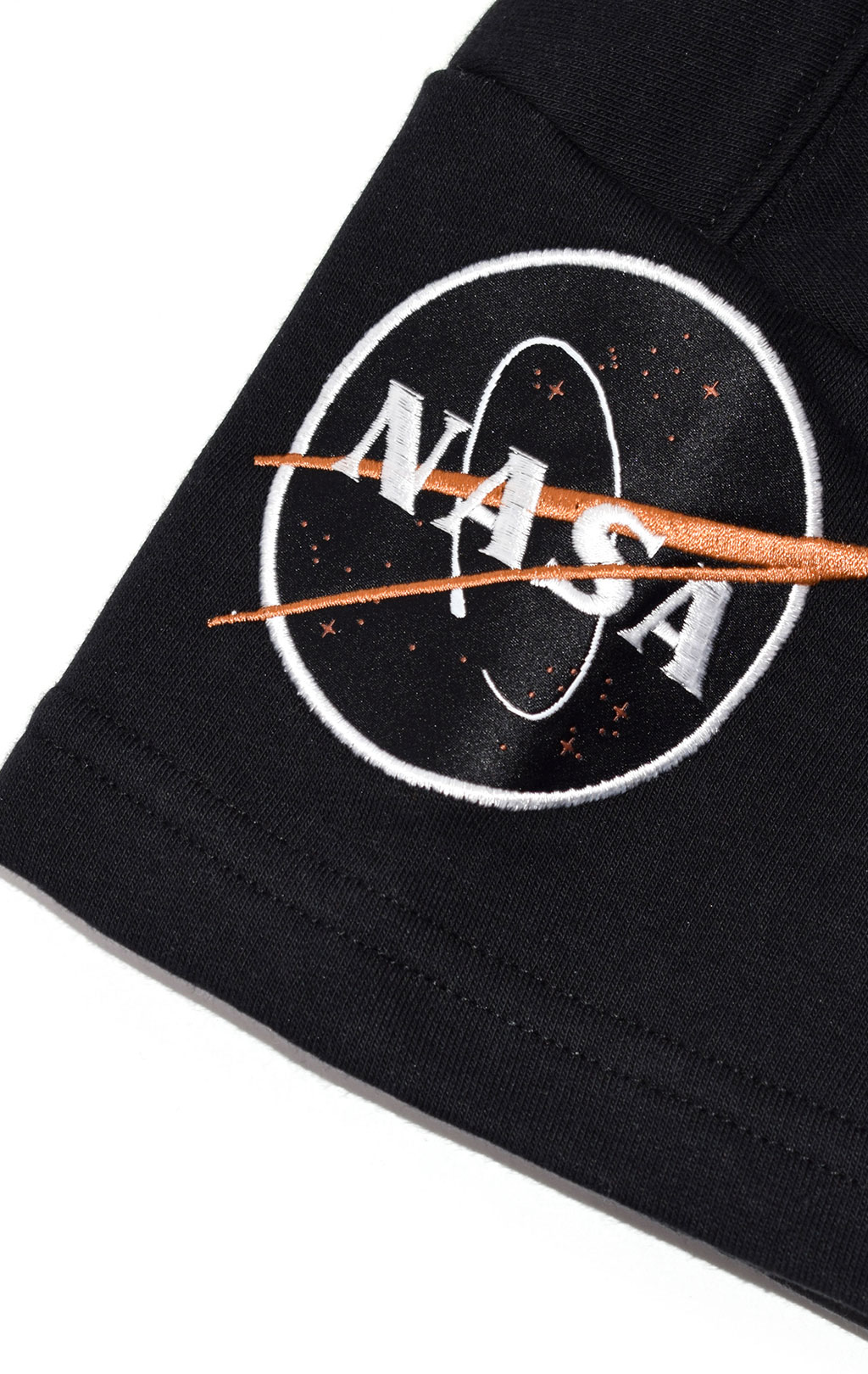 Женская футболка ALPHA INDUSTRIES NASA LONG T OS black 