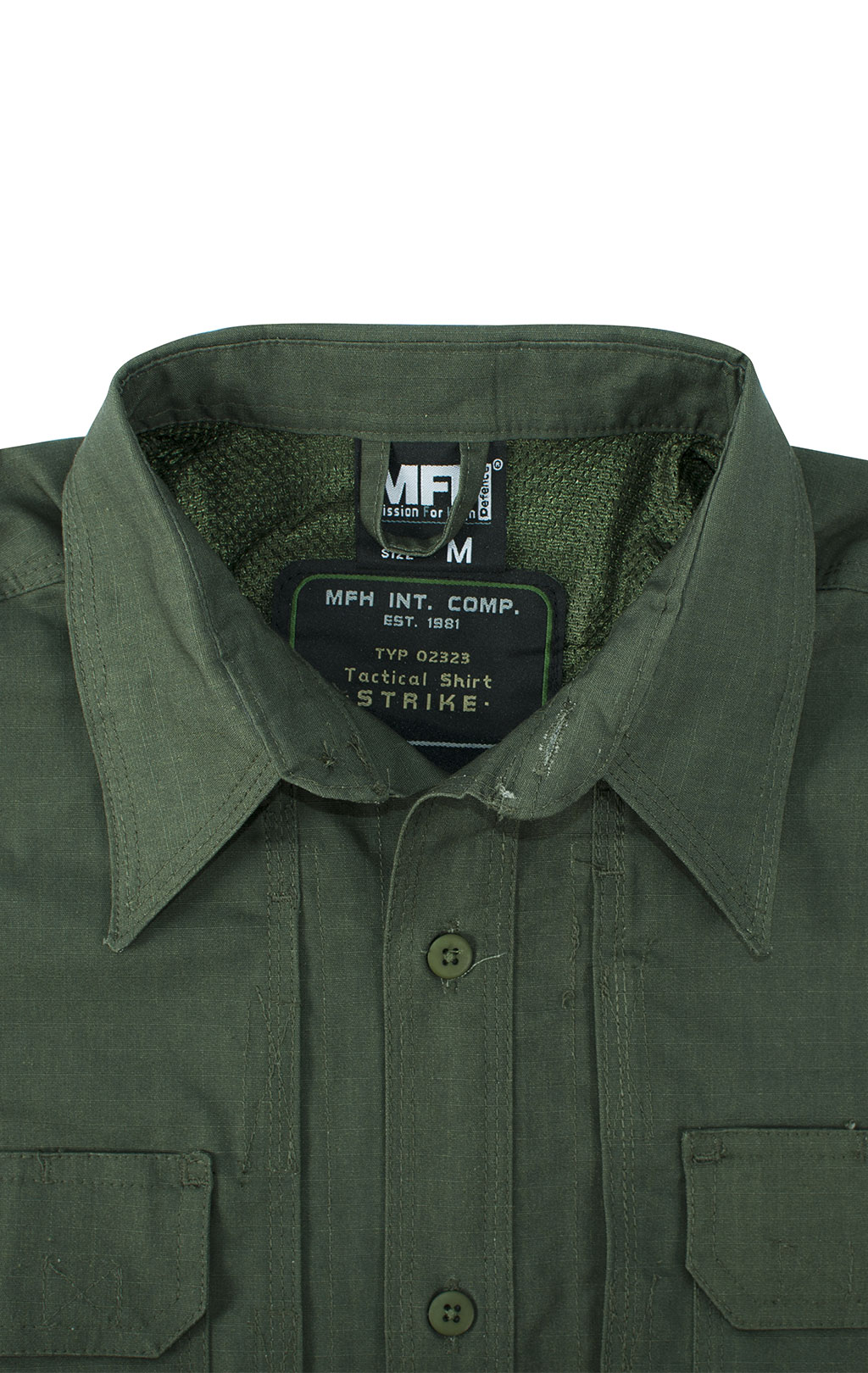 Рубашка MFH Strike хлопок35%/полиэстр235/эластан42% green 