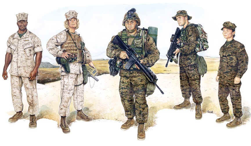 Камуфляж и униформа USMC США. - 2.jpg