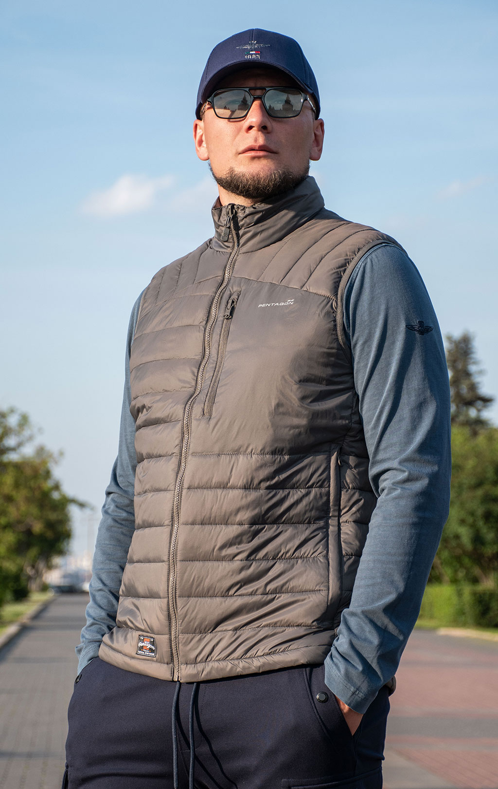 Жилет утеплённый Pentagon HOMER soft vest нейлон grey cinder 04010 