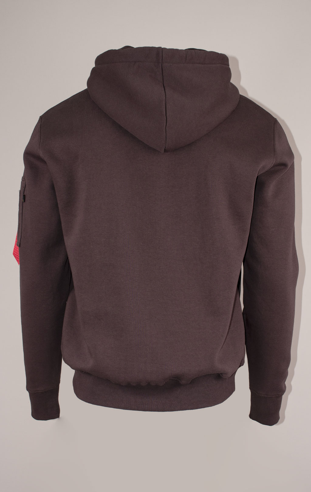 Толстовка ALPHA INDUSTRIES ALPHA LABEL HOODY hunter brown 