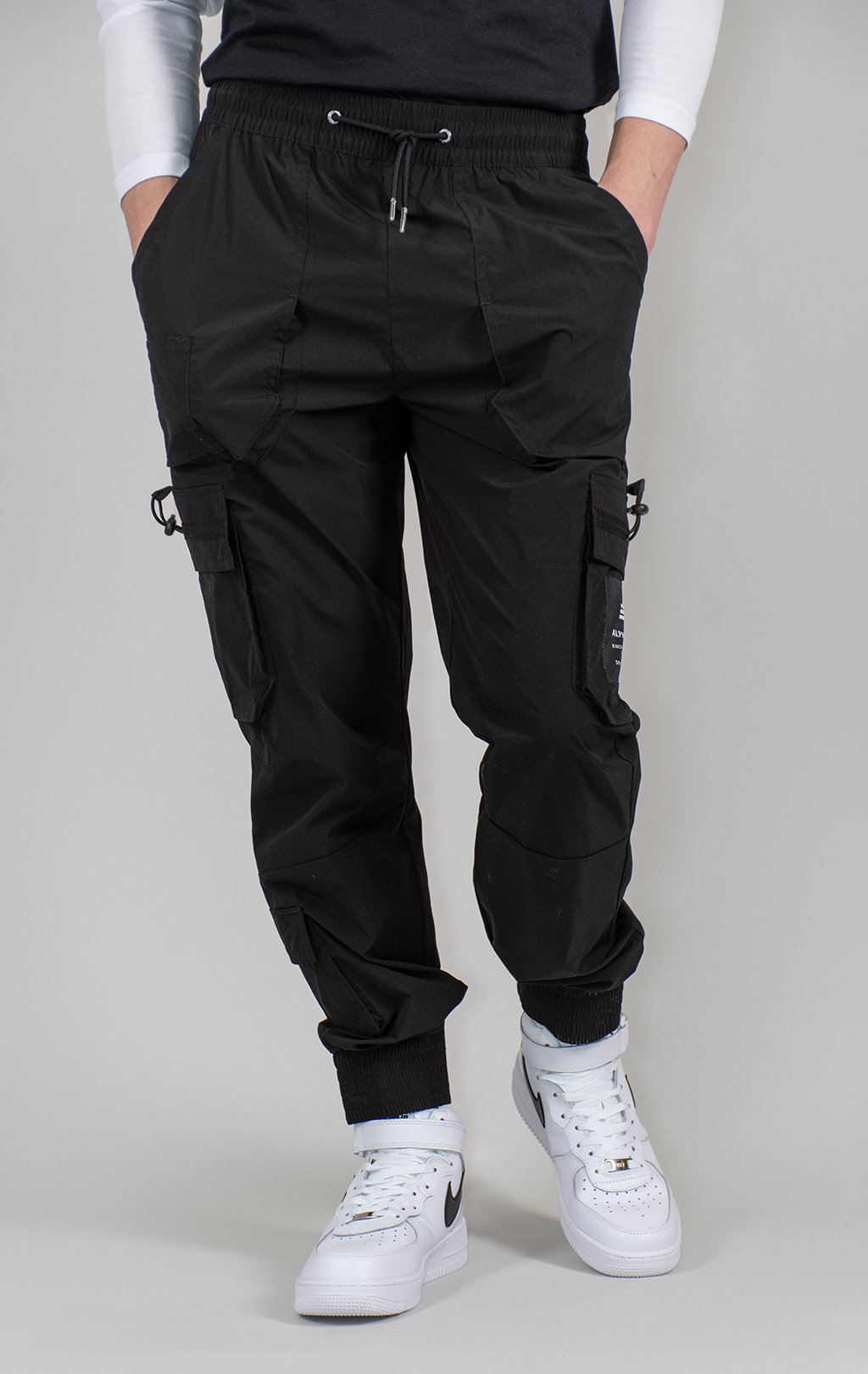 Брюки джоггеры ALPHA INDUSTRIES TACTICAL JOGGER black 