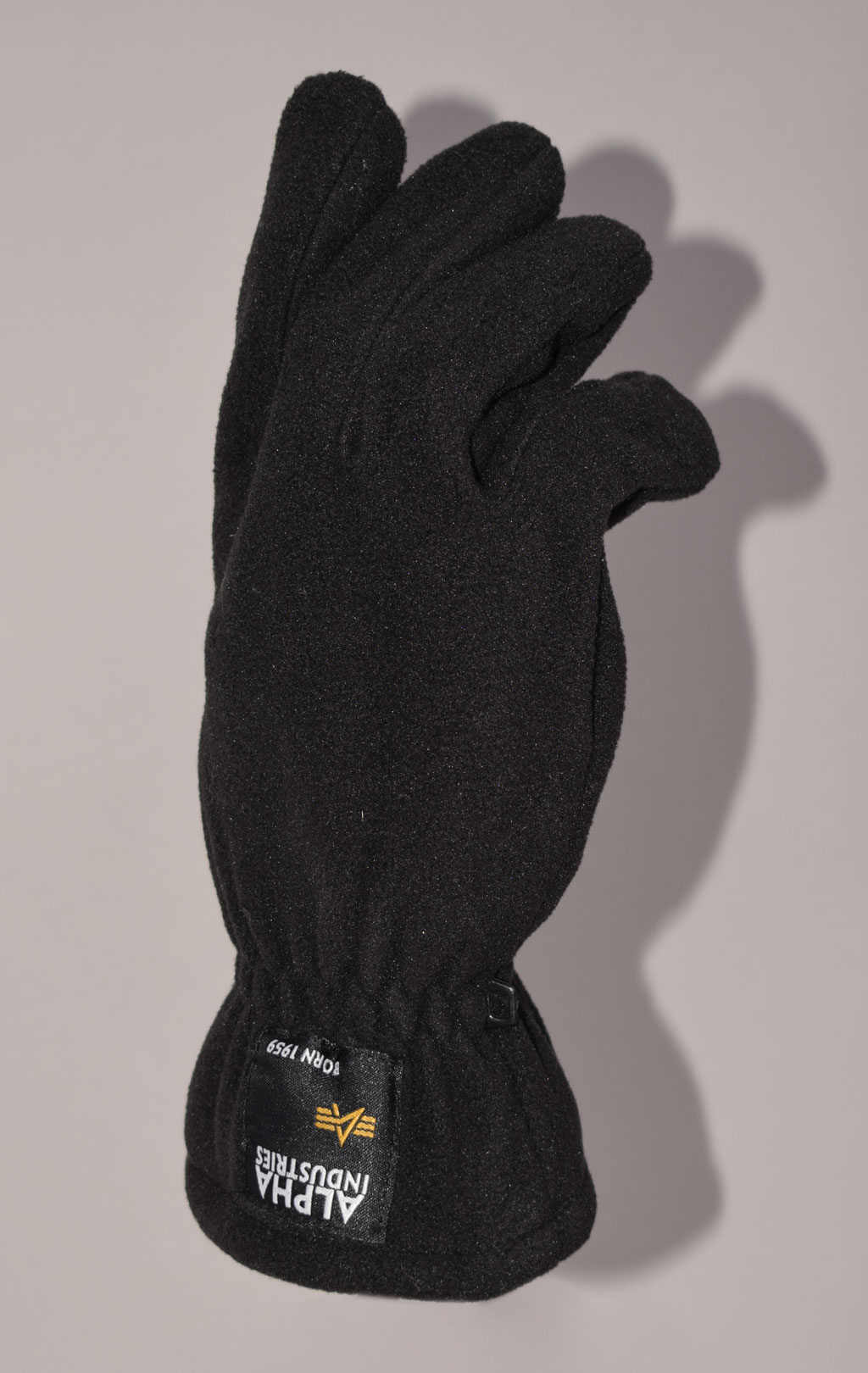 Перчатки ALPHA INDUSTRIES LABEL FLEECE GLOVES black 