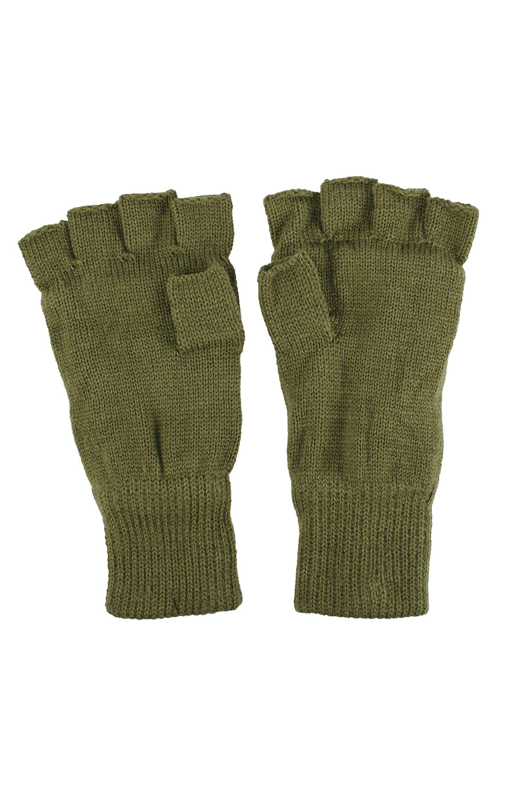 Перчатки вязаные Thinsulate без пальцев olive 