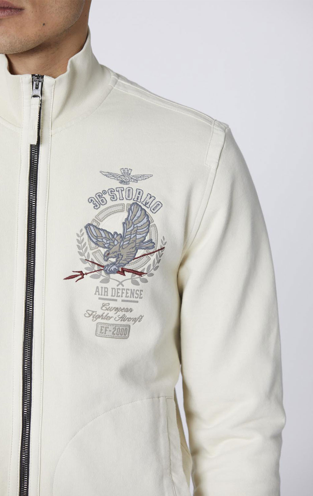 Олимпийка AERONAUTICA MILITARE FW 24/25/TR white beige (FE 1951) 