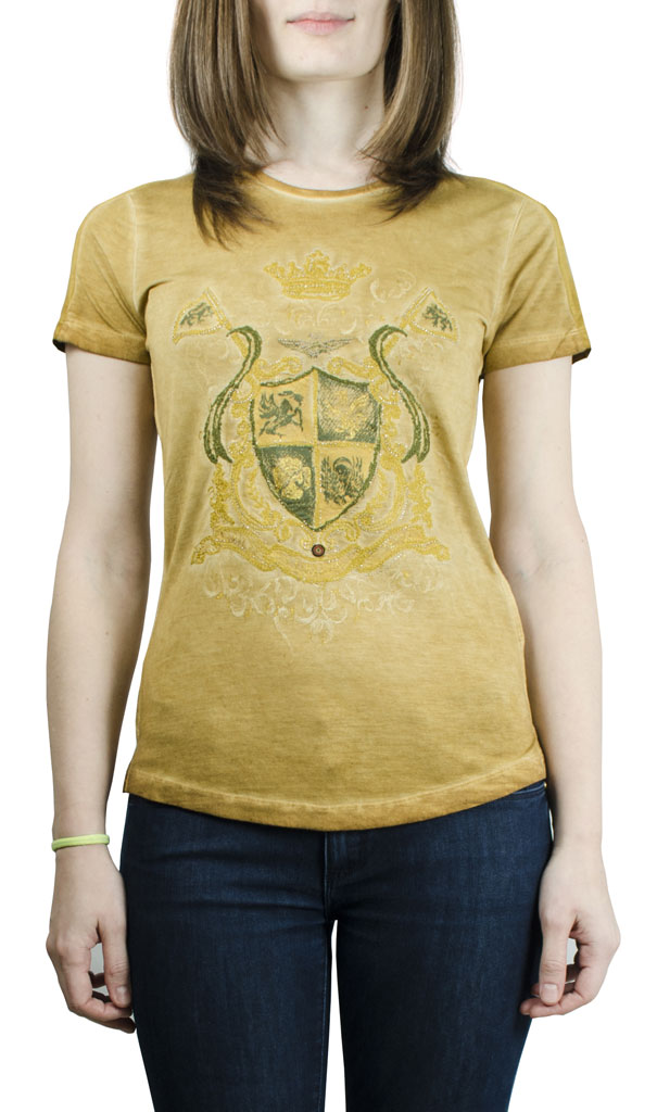Женская футболка AERONAUTICA MILITARE giallo (TS 1323) 