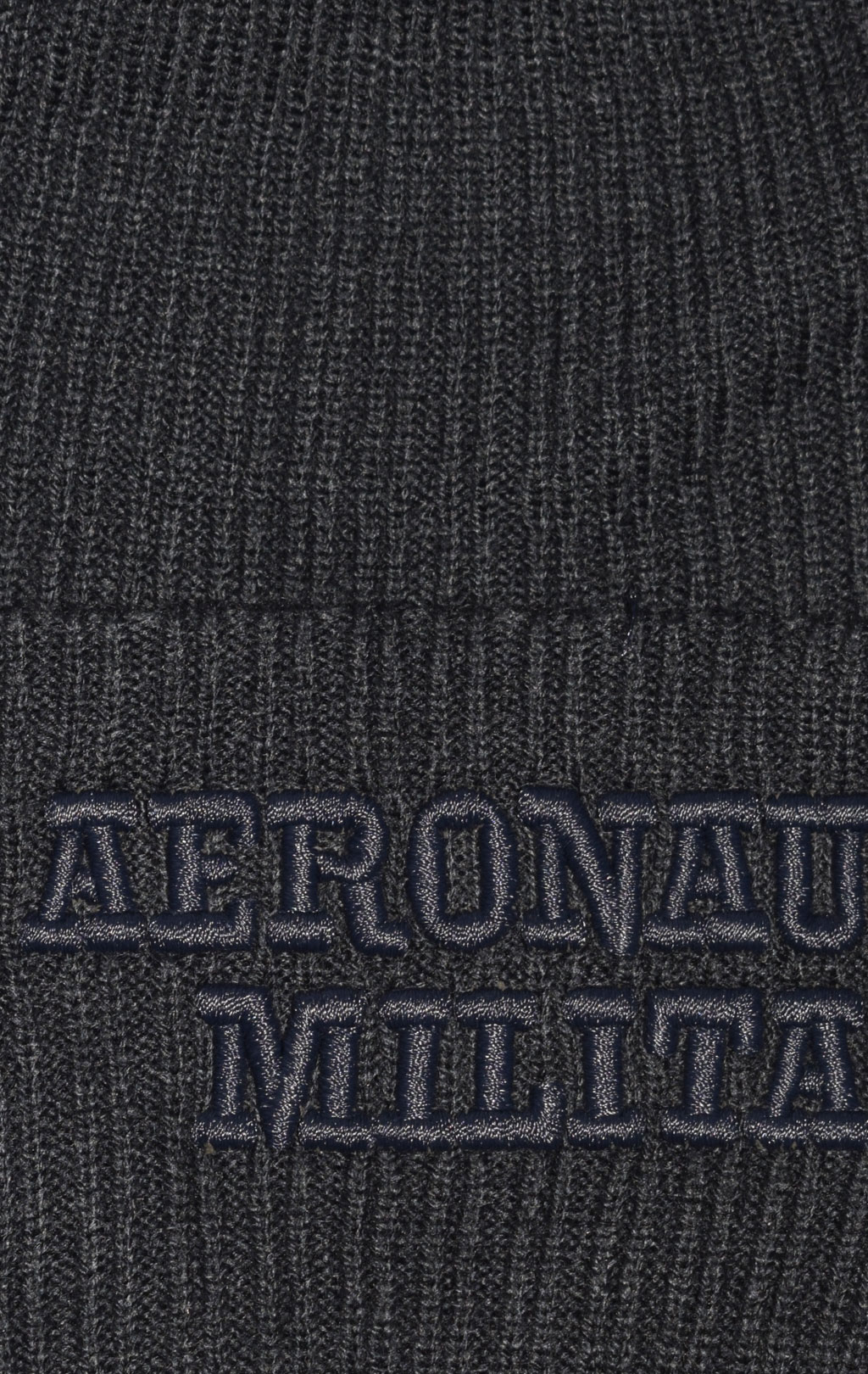 Шапка вязаная AERONAUTICA MILITARE FW 24/25/CN blue navy (CU 043) 