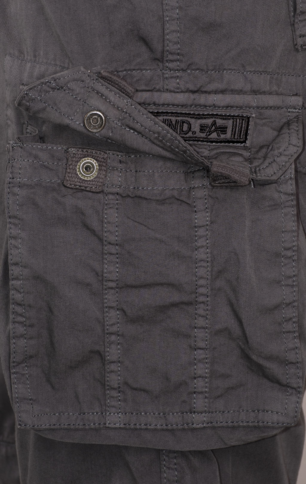 Шорты ALPHA INDUSTRIES JET vintage grey 