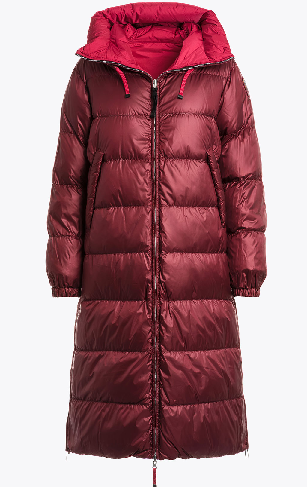 Женское пальто пуховое PARAJUMPERS SLEEPING BAG двустороннее FW 24/25 cerise-amarone 