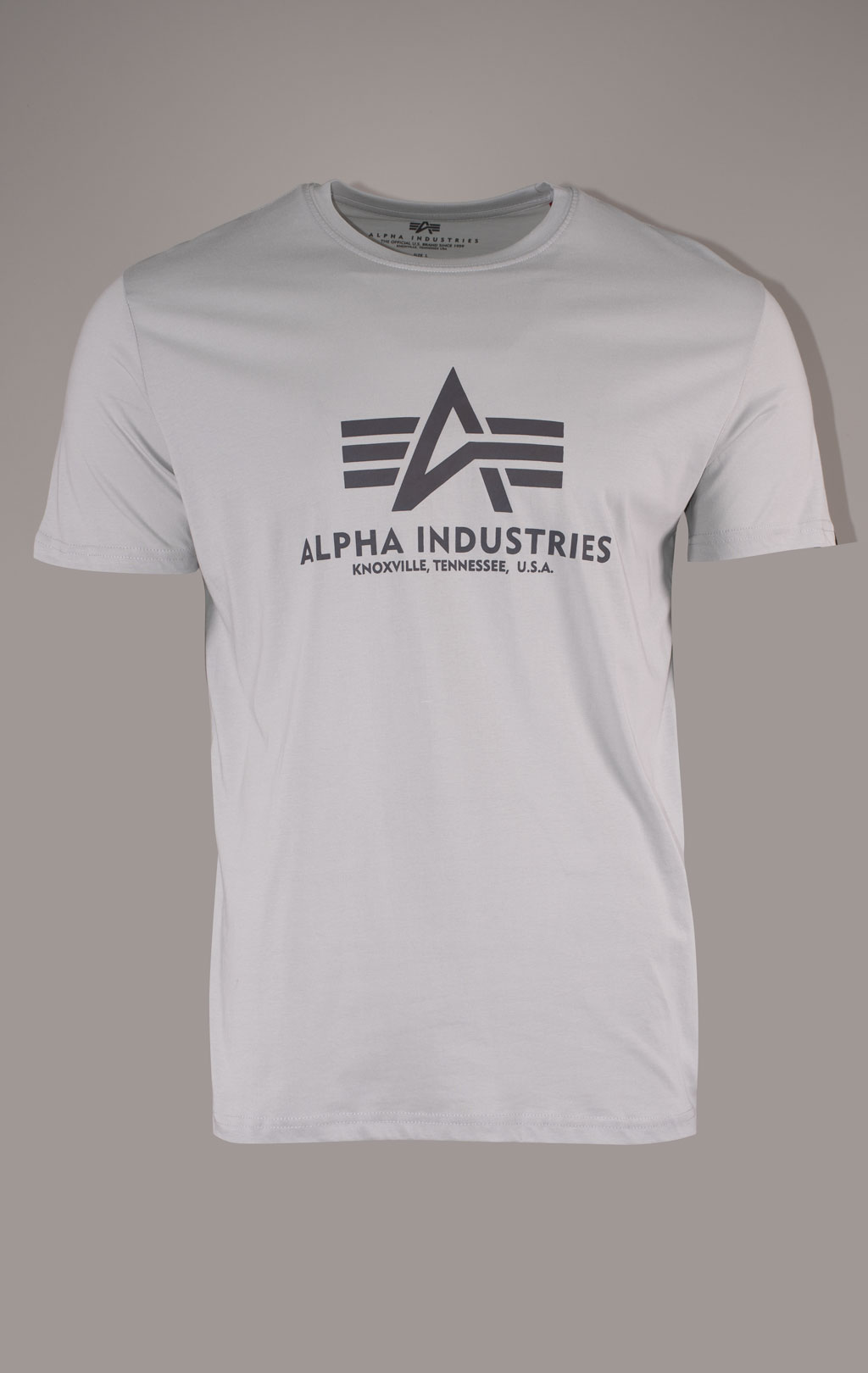 Футболка ALPHA INDUSTRIES BASIC T pastel grey 