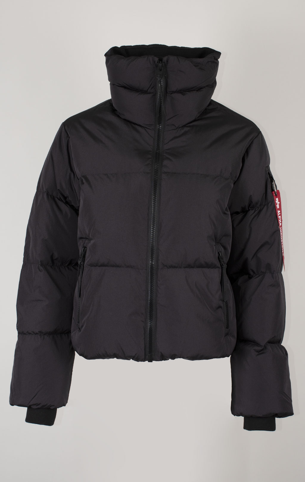 Женская куртка ALPHA INDUSTRIES SIERRA SHORT PUFFER FW 24/25 black 