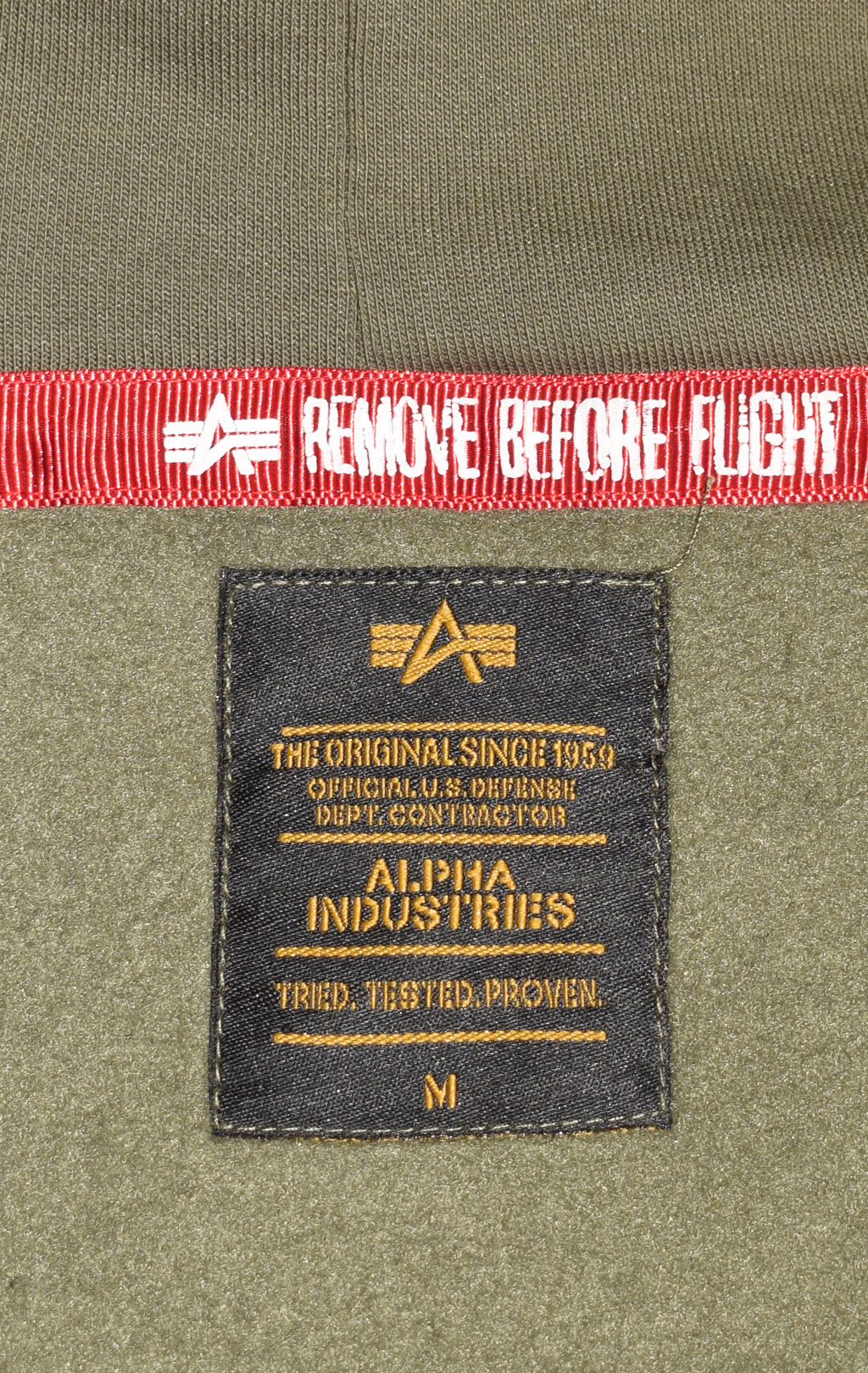 Толстовка ALPHA INDUSTRIES BASIC ZIP HOODY dark olive 