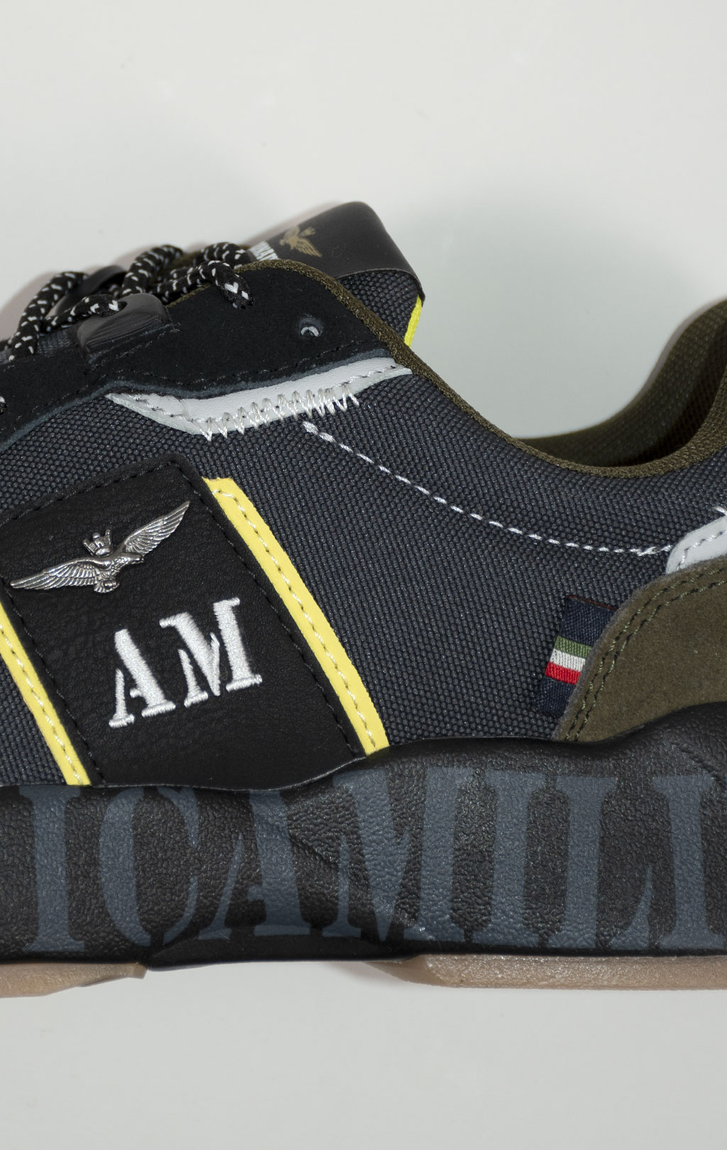 Кроссовки AERONAUTICA MILITARE FW 24/25/CN green/black/dark grey (SC 293) 