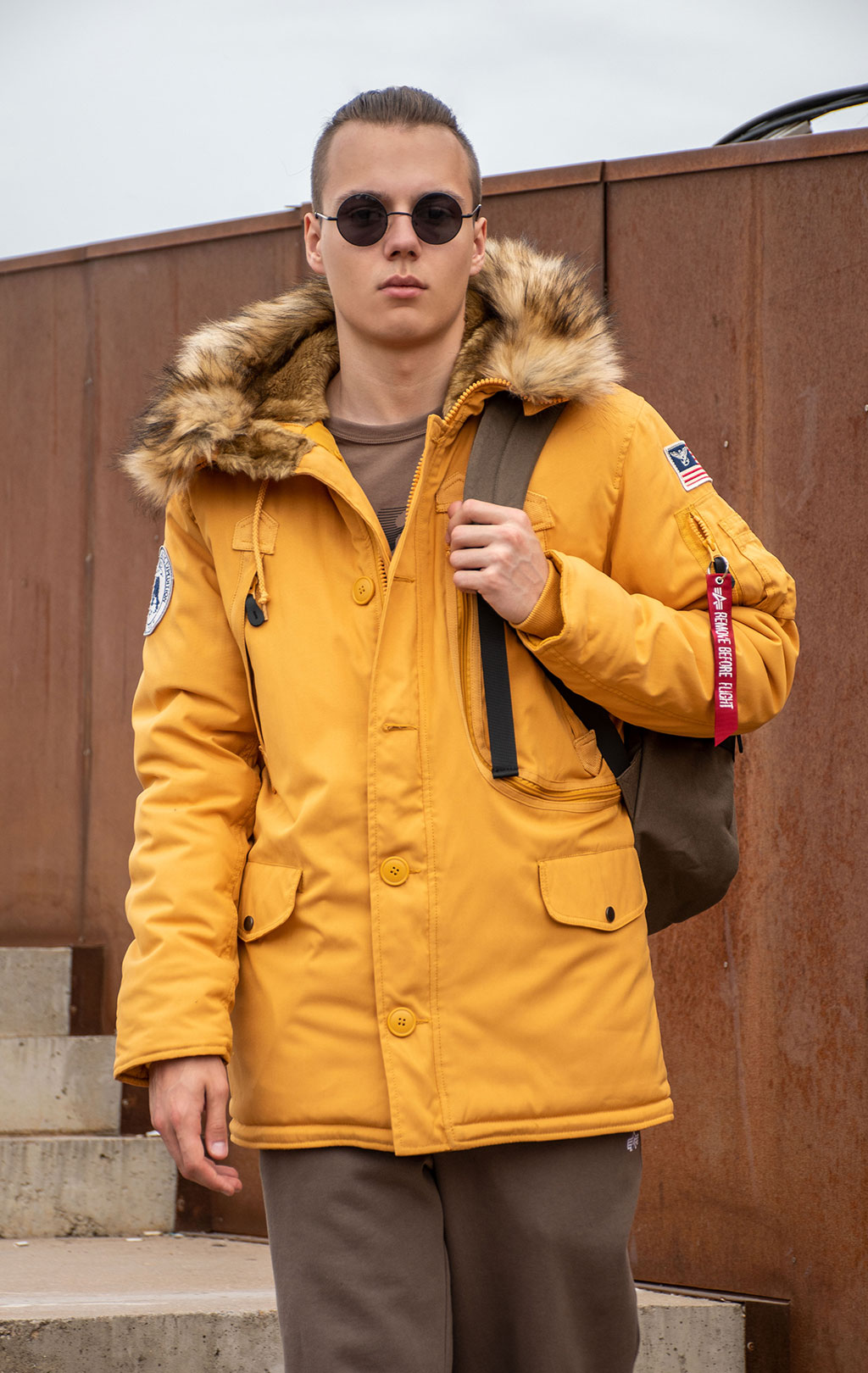 Аляска ALPHA INDUSTRIES POLAR wheat 