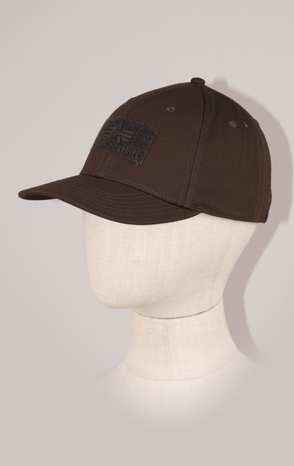 Бейсболка ALPHA INDUSTRIES VELCRO CAP hunter brown 