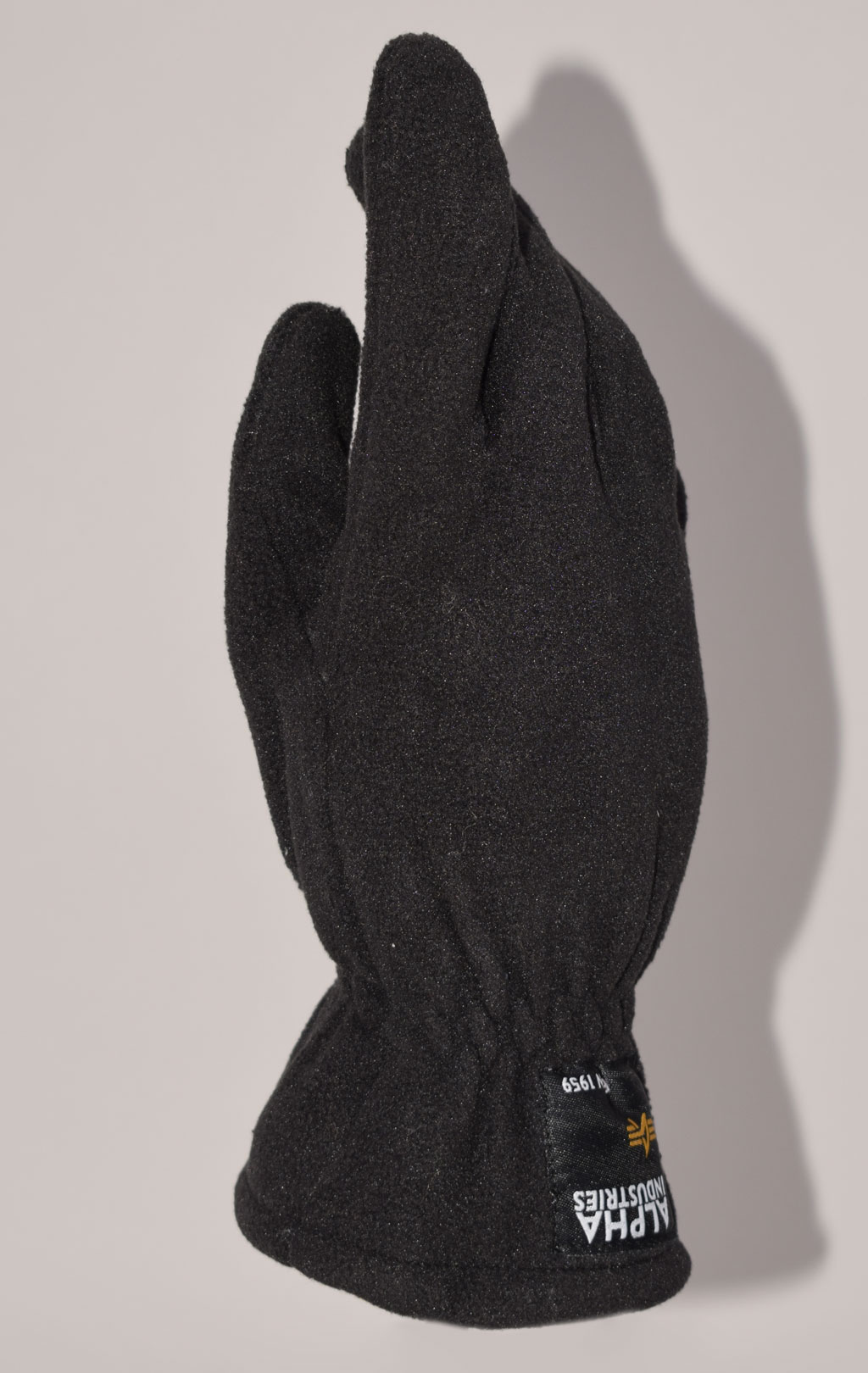 Перчатки ALPHA INDUSTRIES LABEL FLEECE GLOVES black 