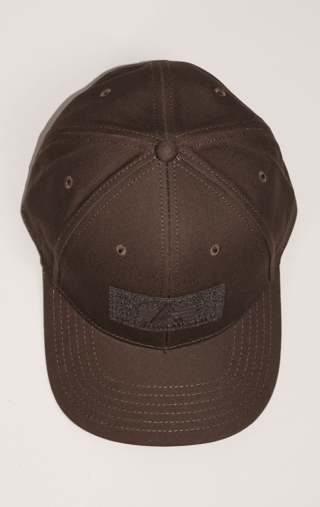 Бейсболка ALPHA INDUSTRIES VELCRO CAP hunter brown 