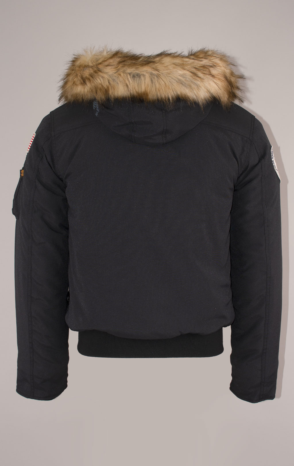 Аляска короткая ALPHA INDUSTRIES POLAR SV black 