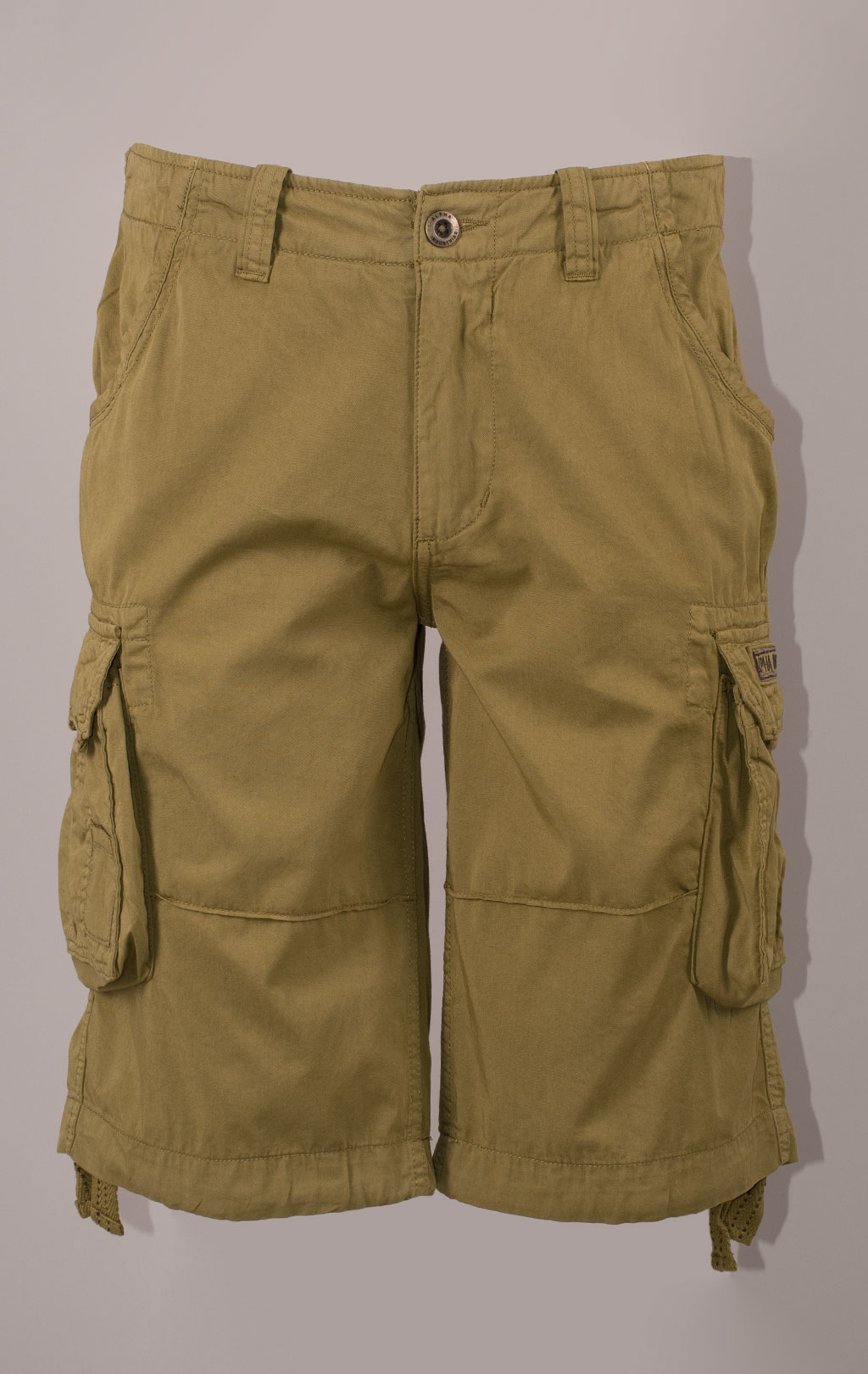 Шорты ALPHA INDUSTRIES JET khaki green 