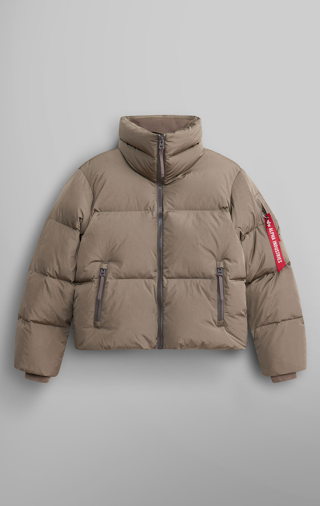 Женская куртка ALPHA INDUSTRIES SIERRA SHORT PUFFER FW 24/25 coyote brown 