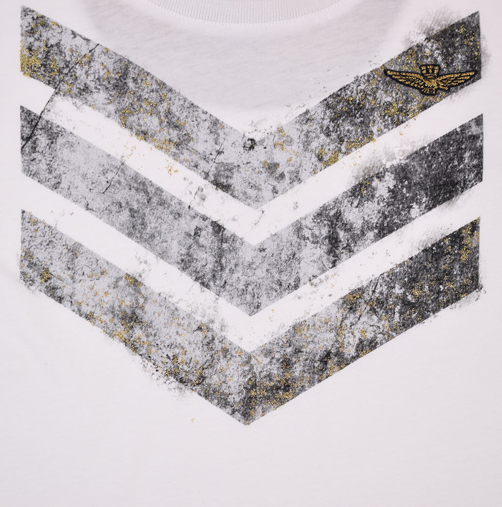 Женская футболка AERONAUTICA MILITARE SS19 bianco ottico (TS 1584) 