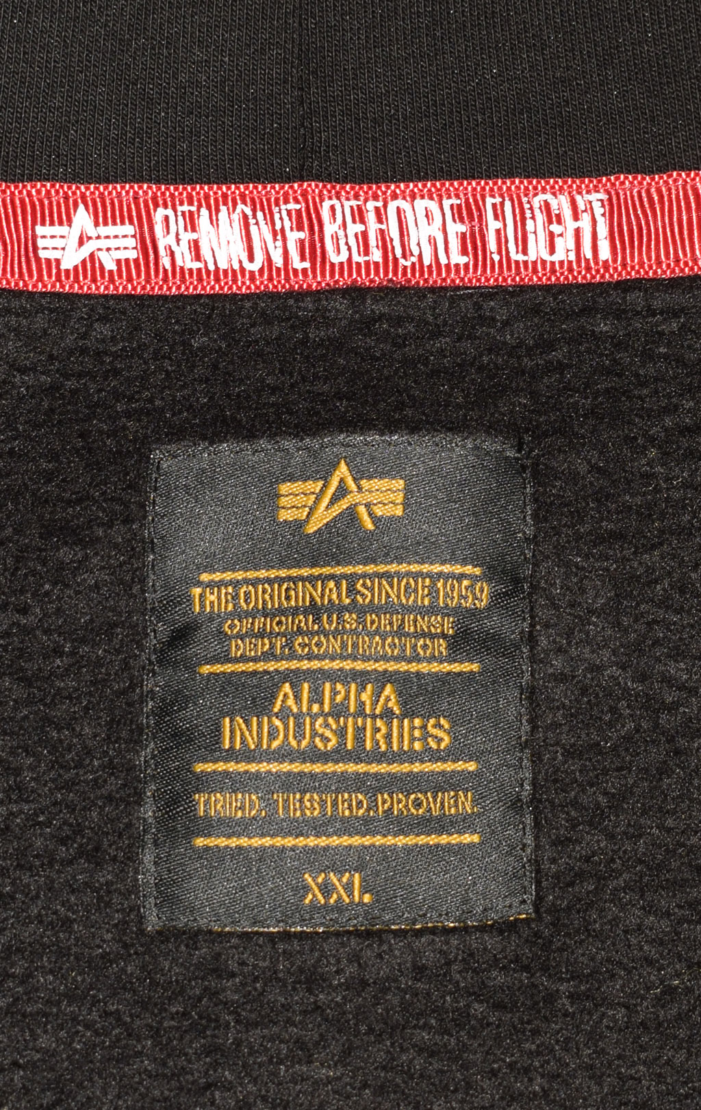 Толстовка ALPHA INDUSTRIES BASIC ZIP HOODY black 