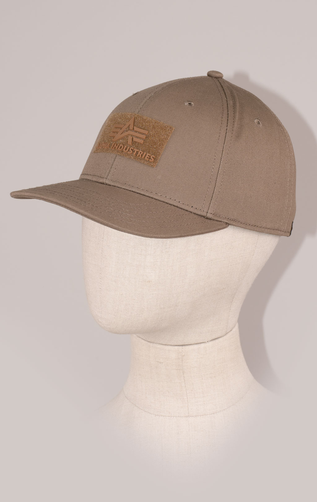 Бейсболка ALPHA INDUSTRIES VELCRO CAP taupe 