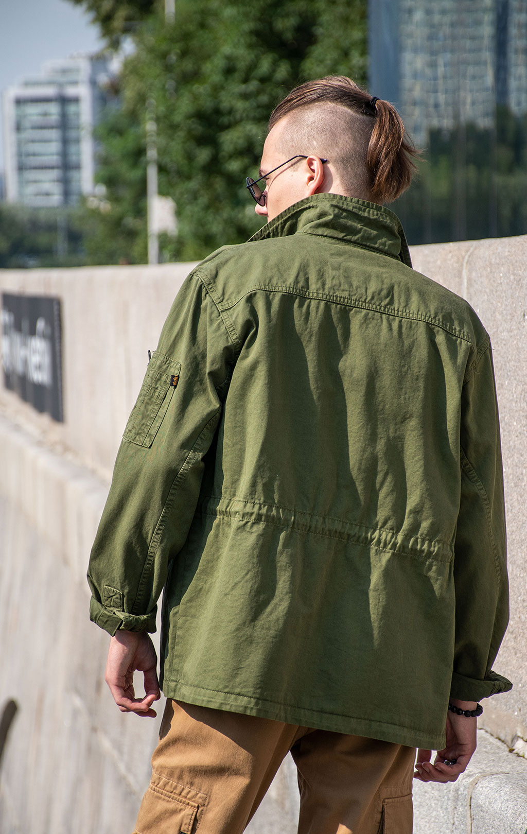 Ветровка ALPHA INDUSTRIES FIELD JACKET LW M-65 dark olive 