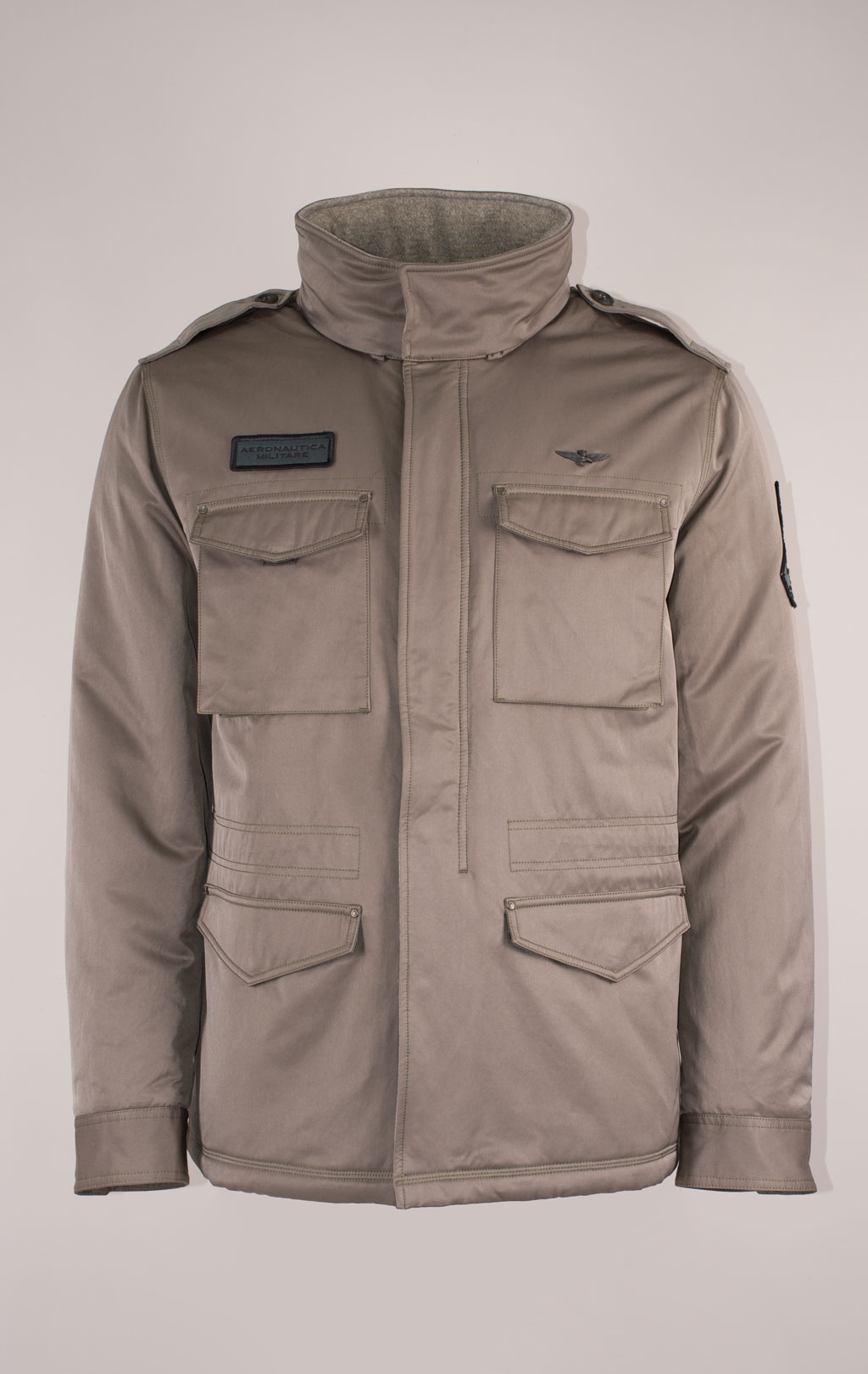 Куртка AERONAUTICA MILITARE big size FW 24/25/CN light mud (AB 2189) 