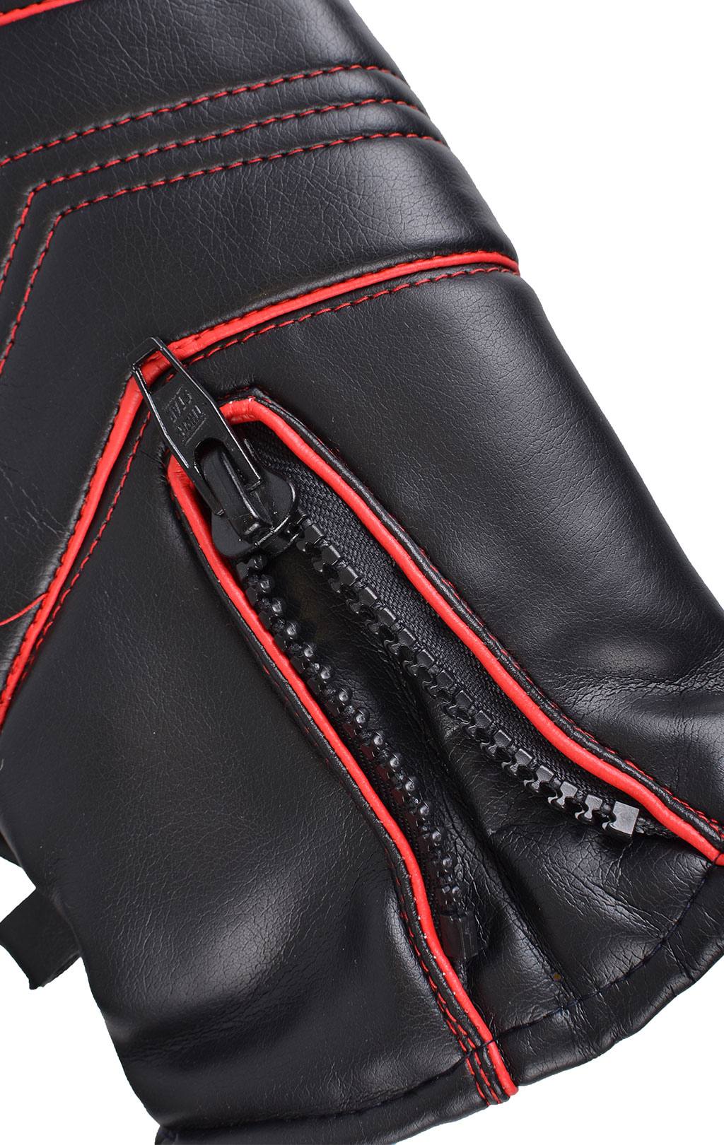 Перчатки ALPINE TROOPS утеплённые black red Франция
