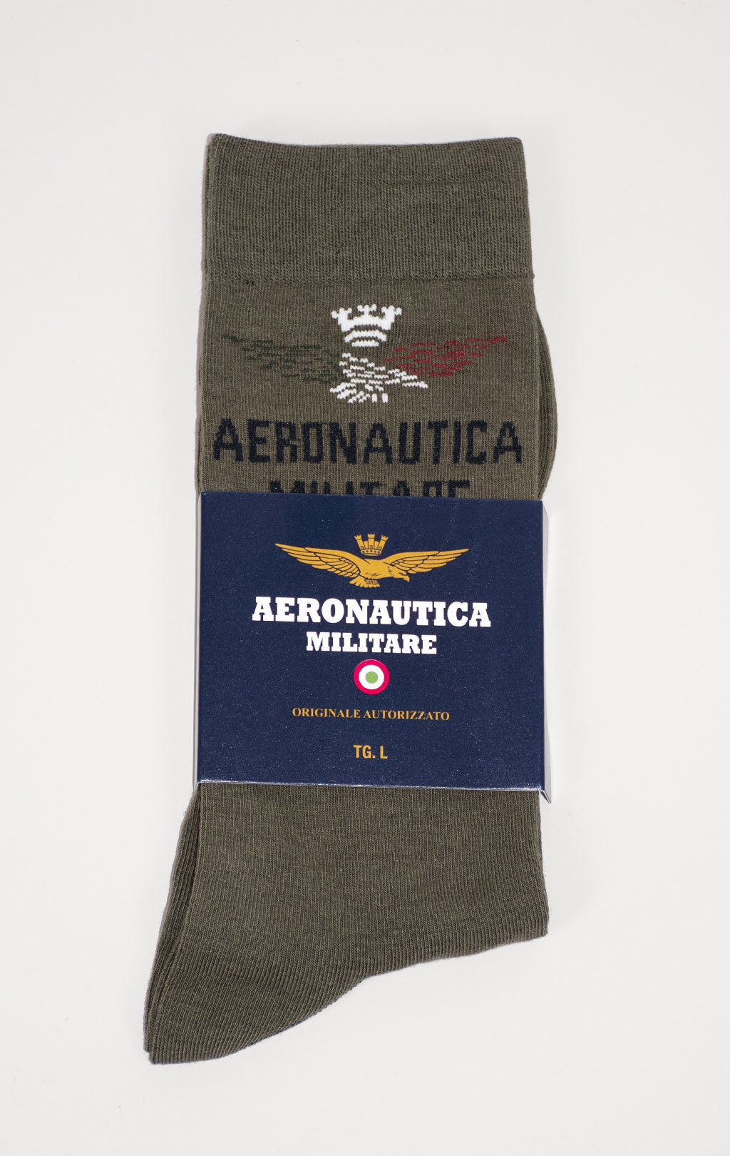 Носки AERONAUTICA MILITARE SS 25 m/CN verde (CZ 011) 