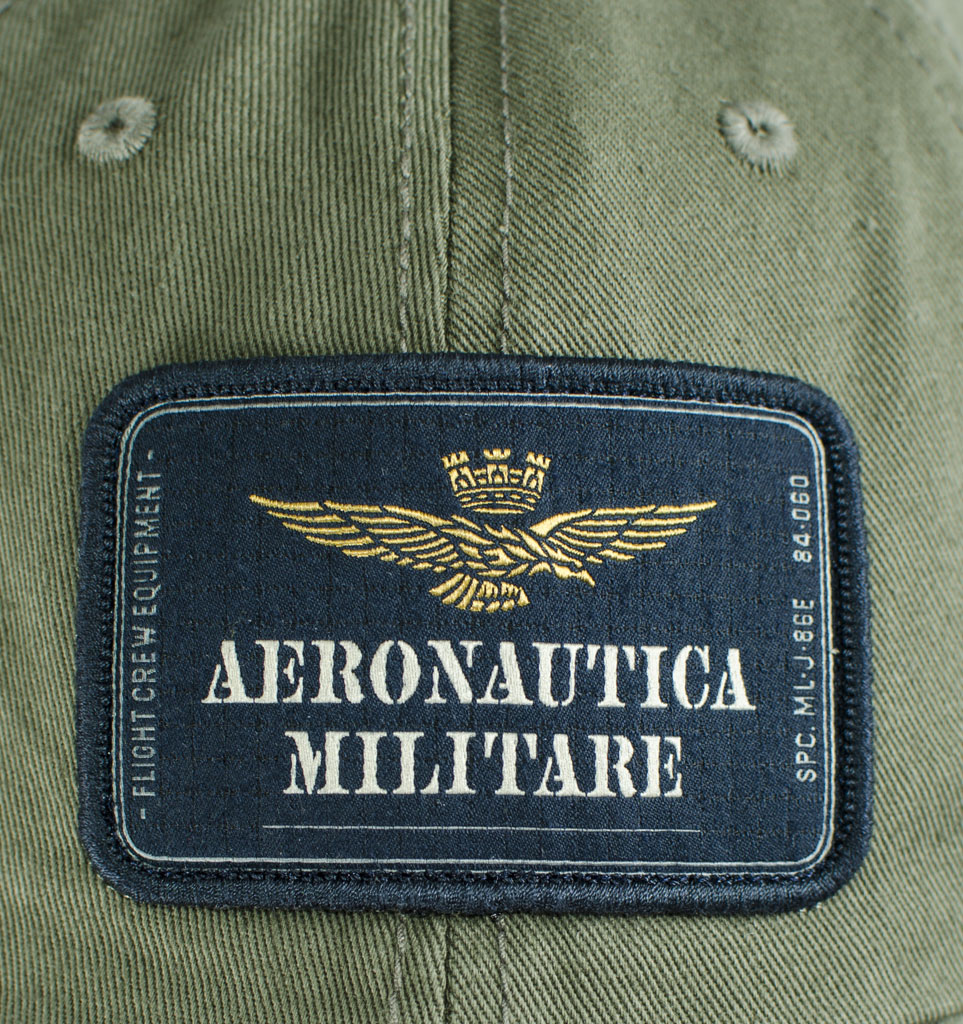 Бейсболка AERONAUTICA MILITARE verde militare (HA 944) 