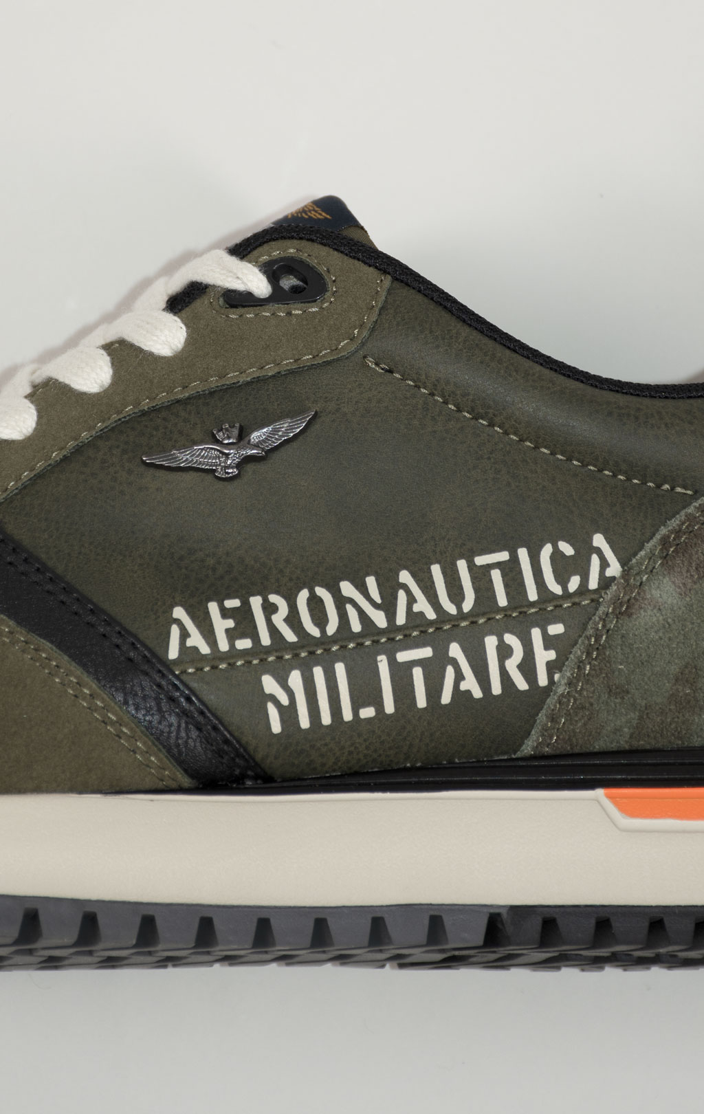 Кроссовки AERONAUTICA MILITARE кожа FW 24/25/CN dark green (SC 283) 