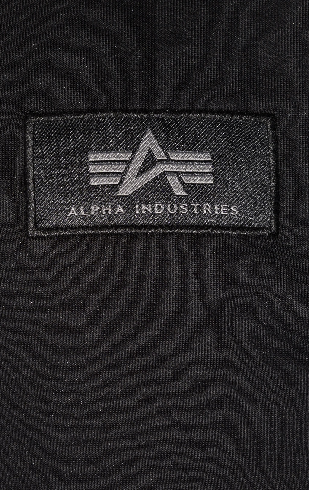 Толстовка ALPHA INDUSTRIES BACK PRINT ZIP HOODY black 