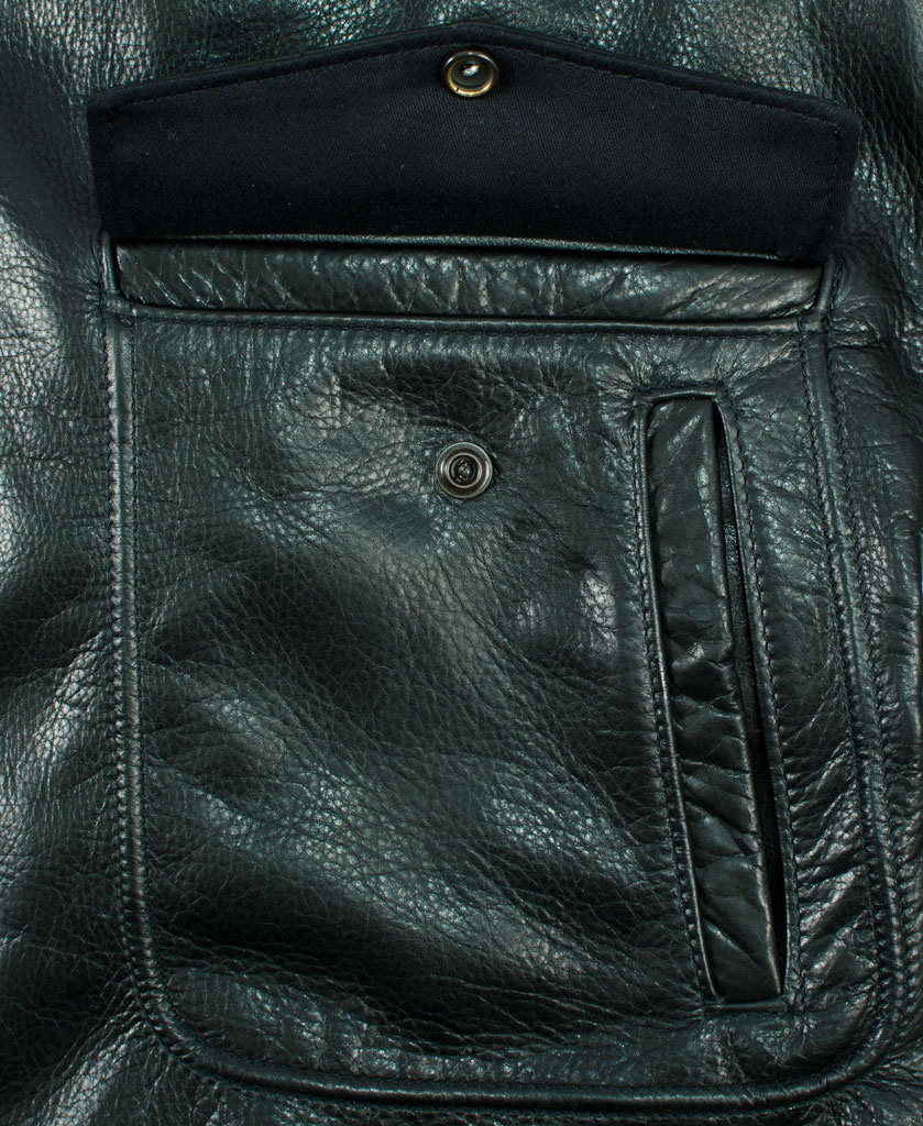 Куртка SCHOTT NYC TOUCH LEATHER DELIVERY JCT 27 кожа black (573) 