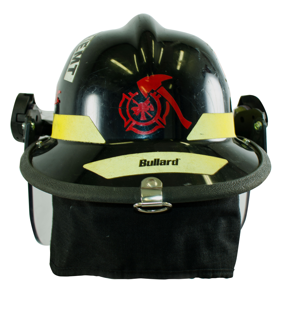 Шлем пожарный black б/у США