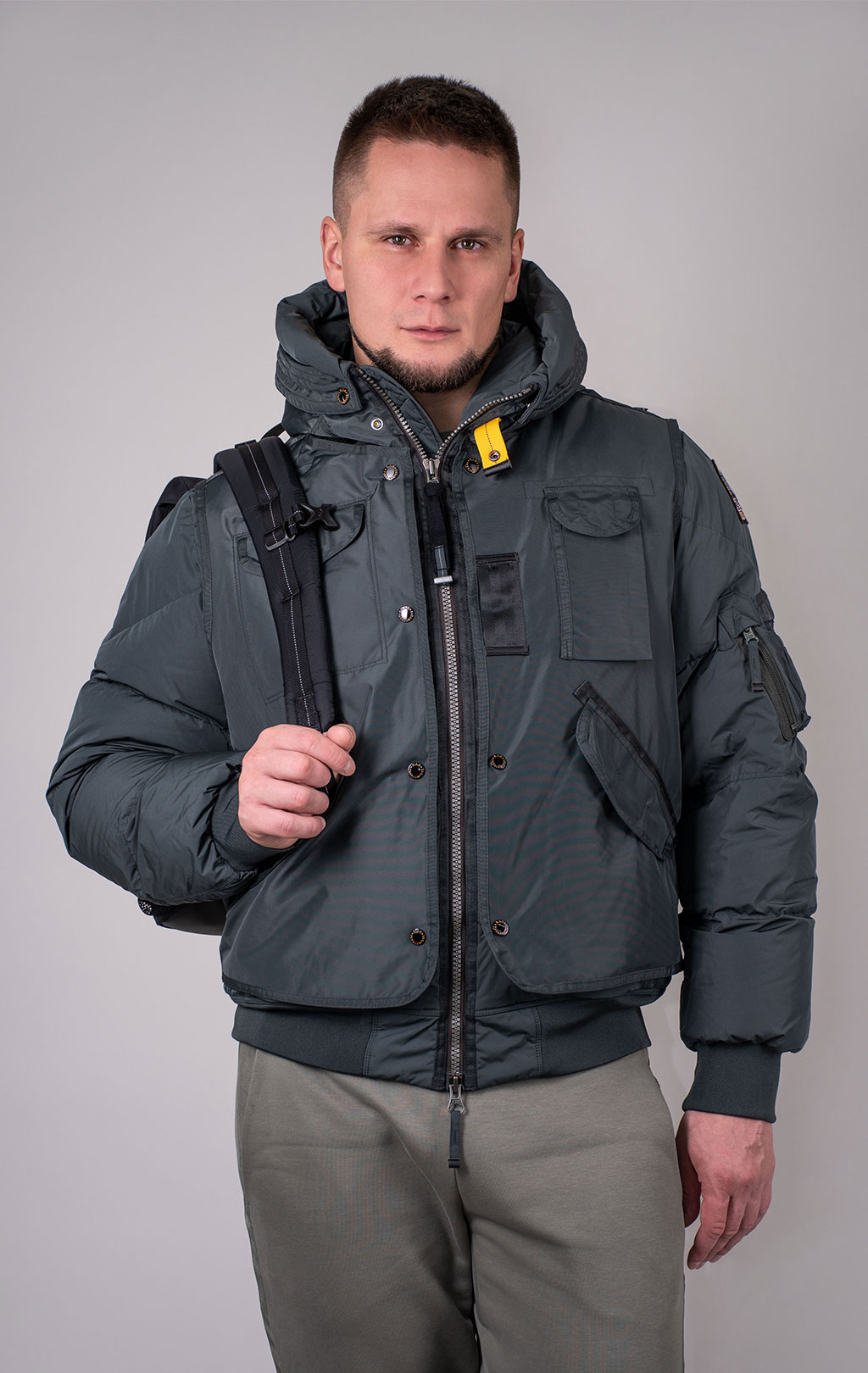 Куртка-пуховик PARAJUMPERS CARRIER FW 24/25 green gables 