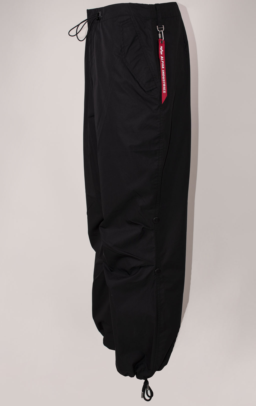 Брюки-карго парашюты ALPHA INDUSTRIES PARACHUTE PANTS FW 24/25 black 