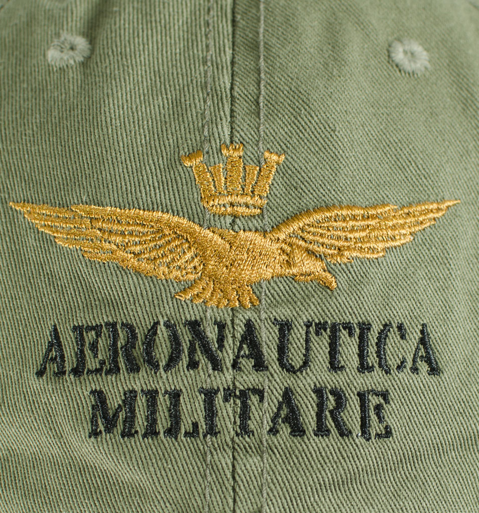 Бейсболка AERONAUTICA MILITARE verde militare (HA 943) 