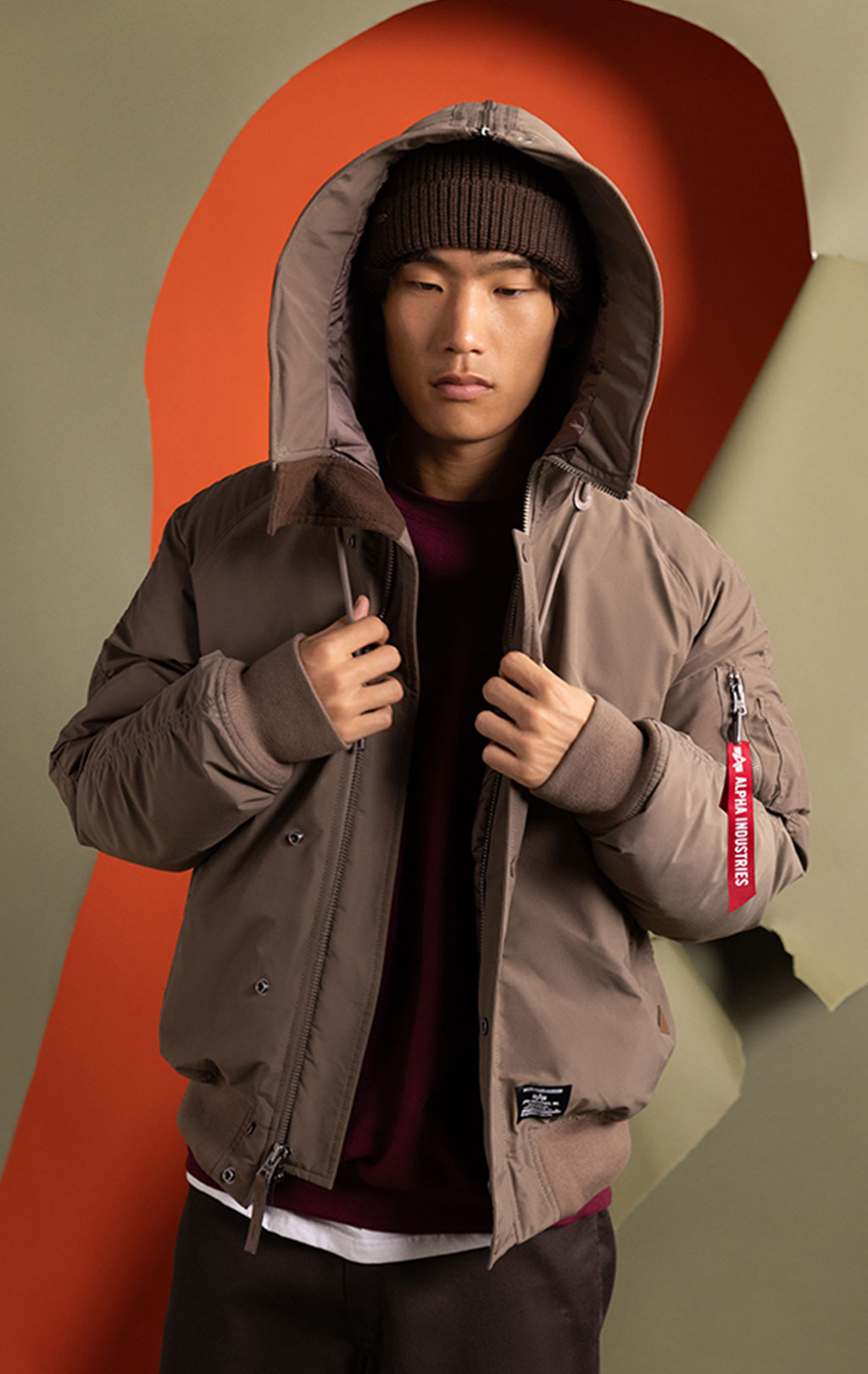 Аляска ALPHA INDUSTRIES ALTITUDE N-2B FW 24/25 coyote brown 