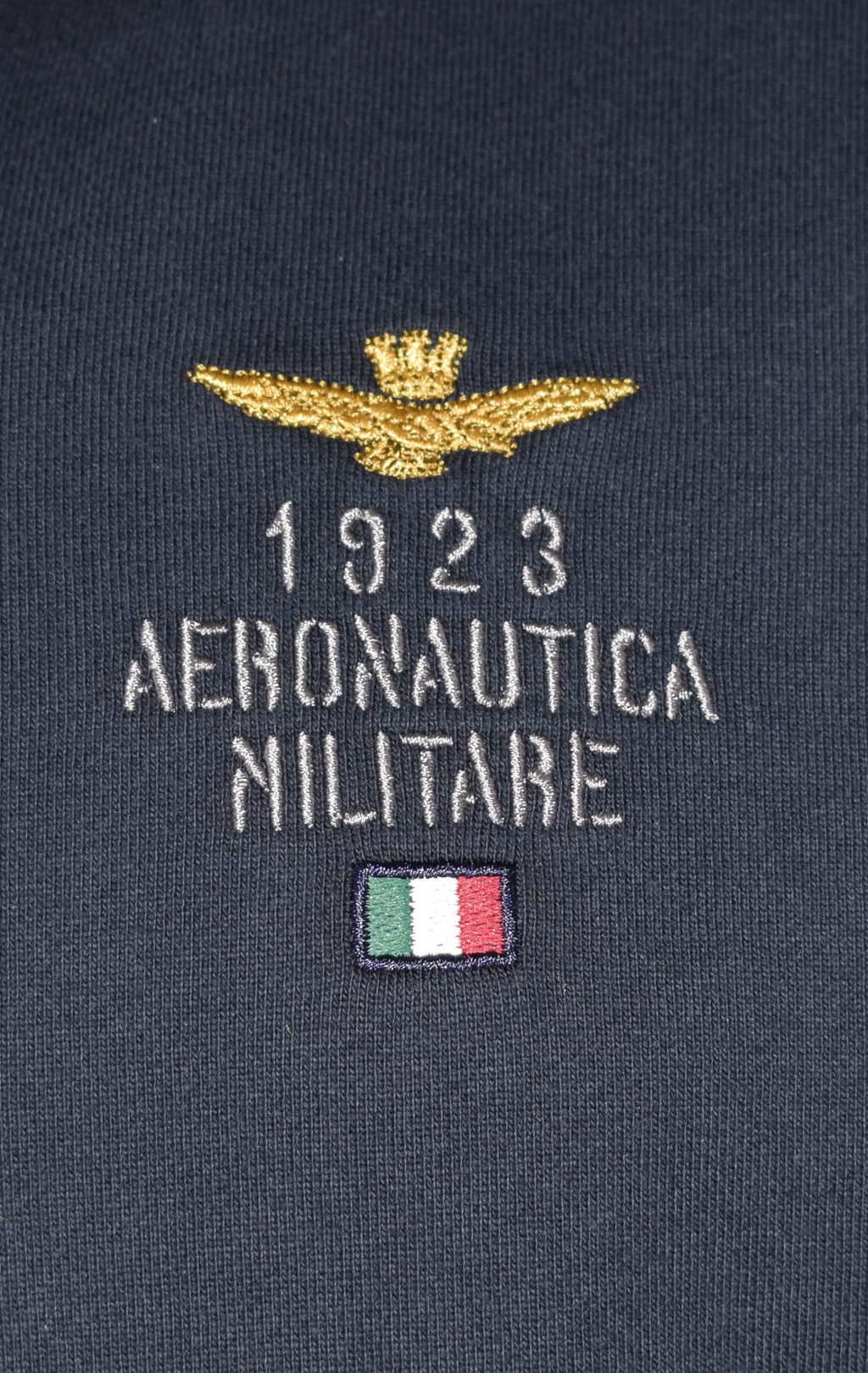 Толстовка с капюшоном AERONAUTICA MILITARE SS 23/TR blue black (FE 1750) 